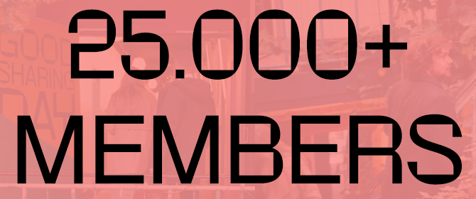 We verwelkomen 25.000e member